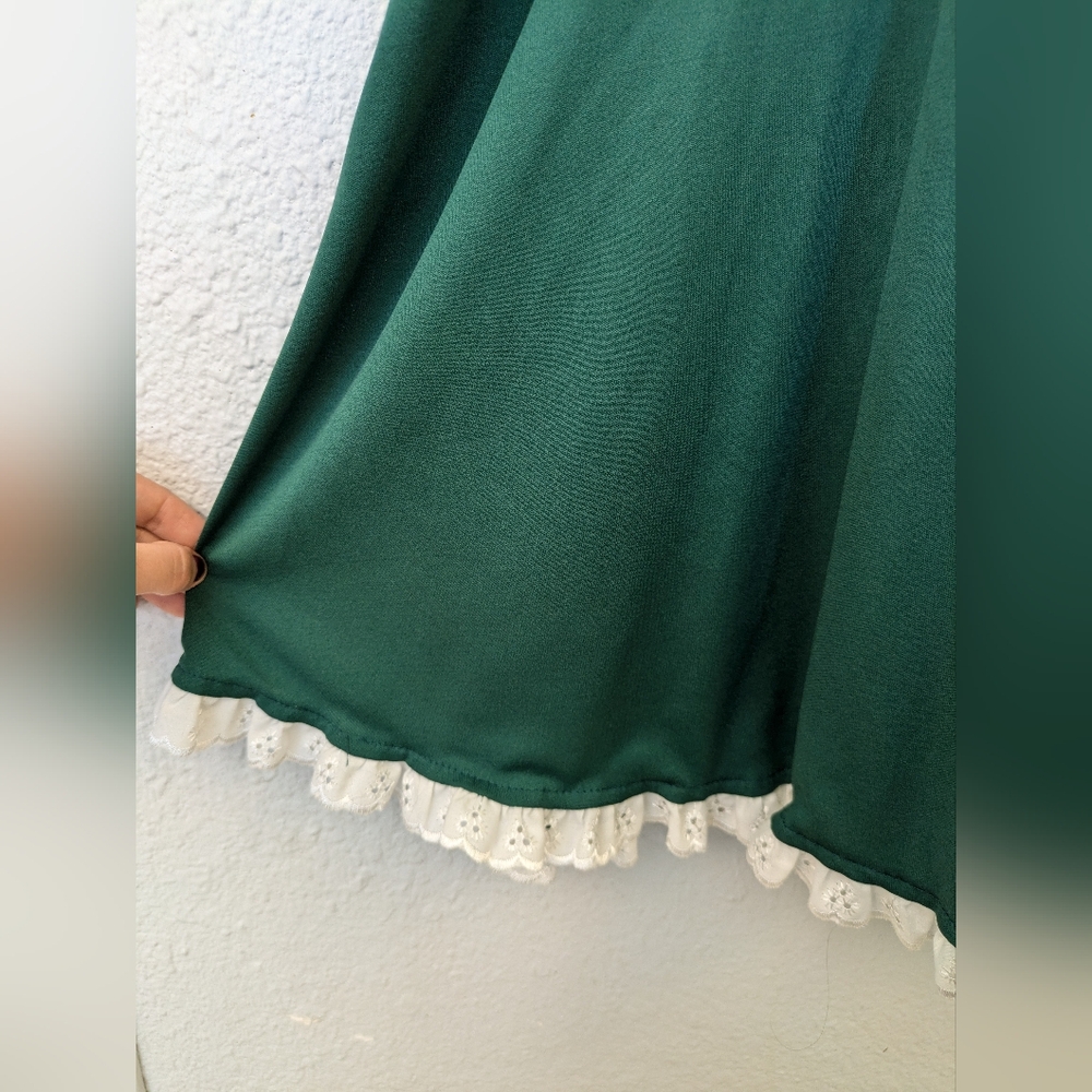 Vintage Ren Faire, Milk Maid Oktober Fest Cosplay Dirndl Mini Dress - Picture 10 of 11